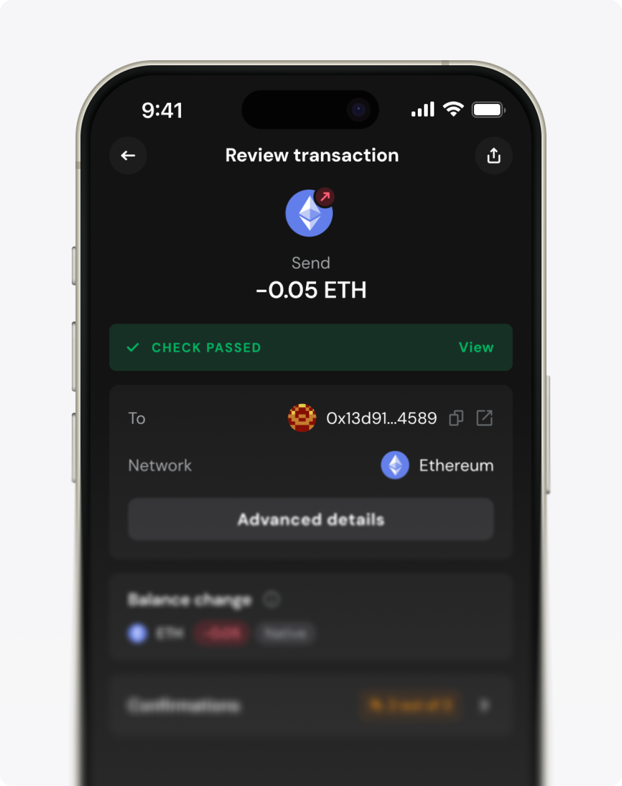Human readable transactions
