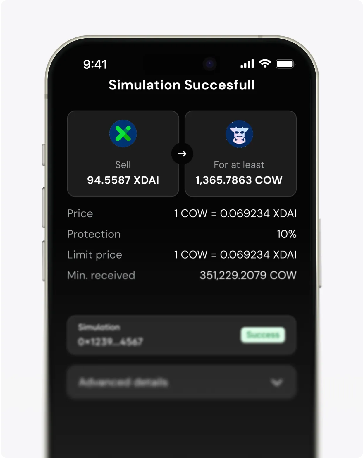 Transaction simulation